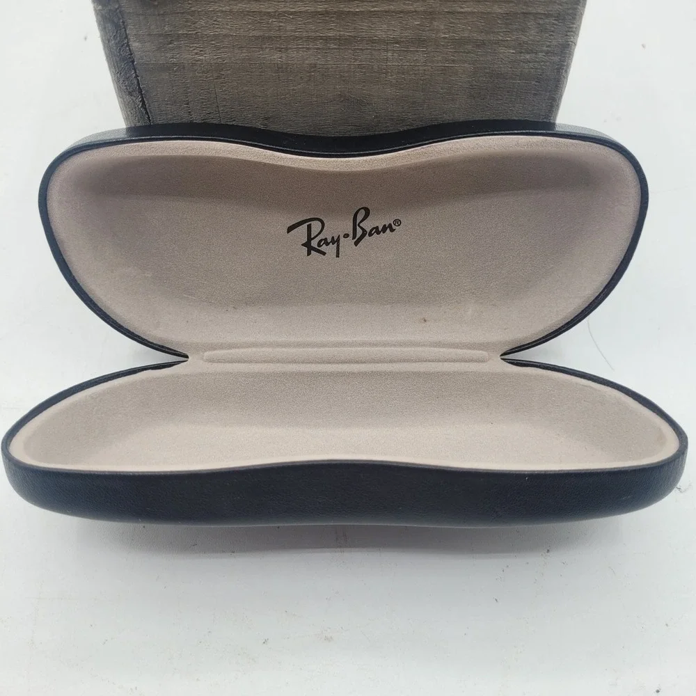 Ray-Ban Authentic Black Hard Clamshell Eyeglasses Case Free‎ Shipping